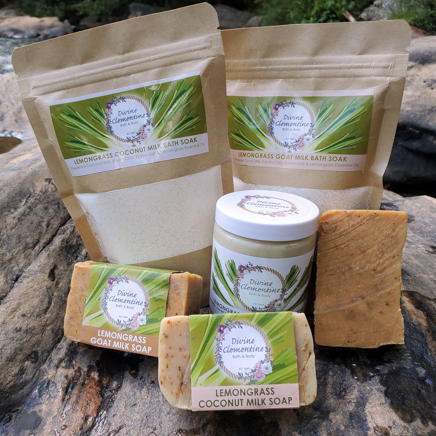 Lemongrass Bath & Body Self Care Bundle