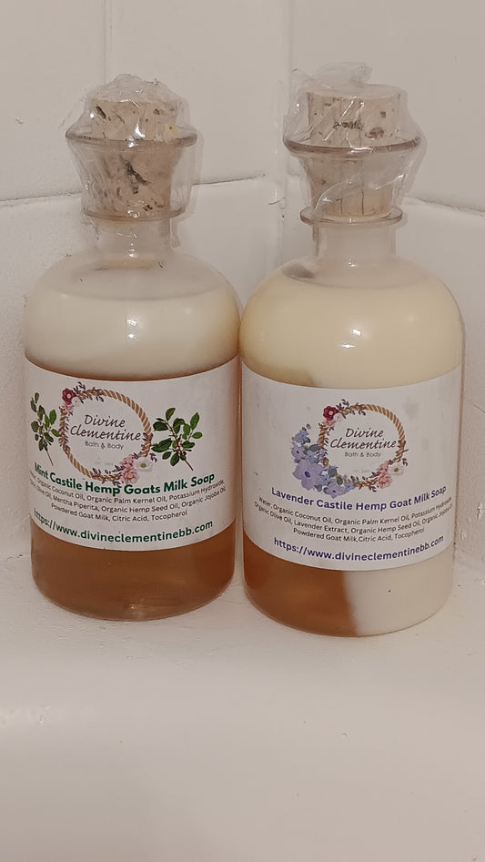 Goats Milk Hemp Castile Soap
