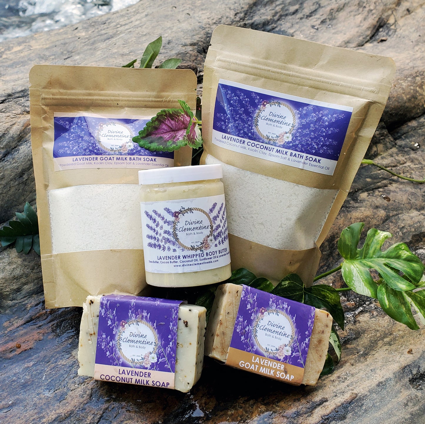 Lavender Bath & Body Self Care Bundle